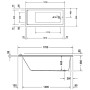 Duravit Starck Badewanne Rechteck 170 x 80 cm