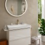 hansgrohe Tecturis S Einhebel-Waschtischarmatur 150 Fine CoolStart wassersparend+ mit Push-Open Ablaufgarnitur