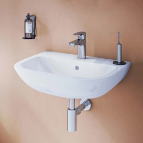 VitrA S20 Waschtisch 55 cm, 1 Hahnloch mittig und Überlauf