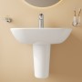 VitrA S20 Waschtisch 55 cm, 1 Hahnloch mittig und Überlauf