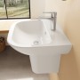 VitrA S20 Waschtisch 55 cm, 1 Hahnloch mittig und Überlauf