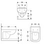 Geberit Renova Plan Wand-Tiefspül-WC