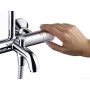 hansgrohe Vernis Blend Duschsystem 200 1 jet mit Wannenthermostat