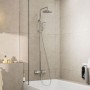 hansgrohe Vernis Blend Duschsystem 200 1 jet mit Wannenthermostat