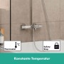 hansgrohe Vernis Blend Duschsystem 200 1 jet mit Wannenthermostat