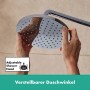 hansgrohe Vernis Blend Duschsystem 200 1 jet mit Wannenthermostat