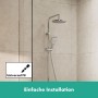 hansgrohe Vernis Blend Duschsystem 200 1 jet mit Wannenthermostat