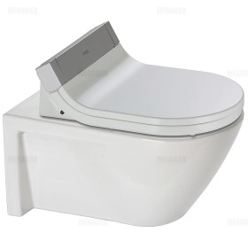 Duravit Starck 2 WC sospeso per SensoWash con attacchi nascosti