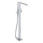 hansgrohe Tecturis E Einhebel-Wannenarmatur bodenstehend
