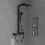 Villeroy & Boch Infinity Showers Duschsystem mit 4 Funktionen für Wandmontage