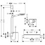 hansgrohe Raindance Select E 120 Combi 65 cm
