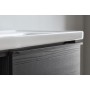 Duravit D-Neo Möbelwaschtisch 80 cm asymmetrisch, mit 1 Hahnloch und Überlauf, Ablage links