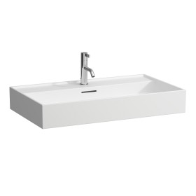 LAUFEN Kartell Aufsatzwaschtisch 80 x 46 cm, mit 1 Hahnloch, mit Überlauf