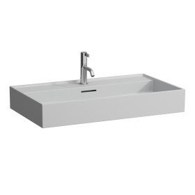 LAUFEN Kartell Aufsatzwaschtisch 80 x 46 cm, mit 1 Hahnloch, mit Überlauf