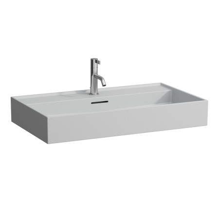 LAUFEN Kartell Aufsatzwaschtisch 80 x 46 cm, mit 1 Hahnloch, mit Überlauf