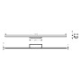 hansgrohe RainDrain Minimalistic Fertigset Duschrinne 120 cm