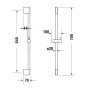 Duravit Brausestange 70 cm