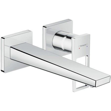 hansgrohe Metropol Einhebel-Waschtischmischer Unterputz mit Bügelgriff und Auslauf 22,5 cm für Wandmontage