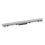 hansgrohe RainDrain Match Plus Fertigset Duschrinne 80 cm mit höhenverstellbarem Rahmen