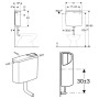 Geberit AP-Spülkasten AP140 tiefhängend mit 2-Mengen-Spülung