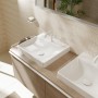 hansgrohe Xelu Q Aufsatz-Handwaschbecken 50 x 48 cm geschliffen, mit 1 Hahnloch