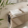 hansgrohe Xelu Q Aufsatz-Handwaschbecken 50 x 48 cm geschliffen, mit 1 Hahnloch