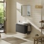 hansgrohe Xelu Q Aufsatz-Handwaschbecken 50 x 48 cm geschliffen, mit 1 Hahnloch