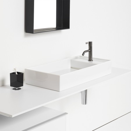 LAUFEN Kartell Waschtisch-Schale 75 x 35 cm mit 1 Hahnloch