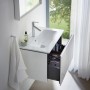 Duravit ME by Starck Möbelwaschtisch Compact mit 1 Hahnloch 63 x 40 cm