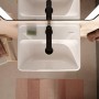 hansgrohe Xanuia Q Handwaschbecken 450/340 mit Hahnloch und Überlauf, SmartClean