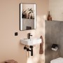 hansgrohe Xanuia Q Handwaschbecken 450/340 mit Hahnloch und Überlauf, SmartClean