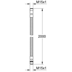 Tubo doccia in metallo di ricambio GROHE