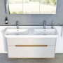 VitrA Sento Doppelwaschtisch unterbaufähig 130 x 48 cm