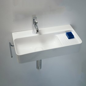 LAUFEN Val Waschtisch Compact unterbaufähig 60 x 31,5 cm, mit 1 Hahnloch, mit Überlauf