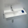 LAUFEN Val Waschtisch Compact unterbaufähig 60 x 31,5 cm, mit 1 Hahnloch, mit Überlauf
