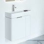 LAUFEN Val Waschtisch Compact unterbaufähig 60 x 31,5 cm, mit 1 Hahnloch, mit Überlauf