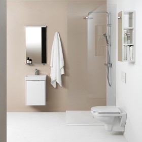 WC mural LAUFEN PRO Compact à chasse d'eau encastrée sans rebord de rinçage