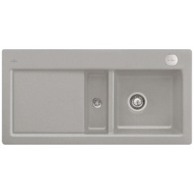 Lavello incasso Villeroy & Boch Subway 60, piletta con azionamento eccentrico, vasca a destra