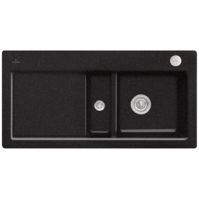 Lavello incasso Villeroy & Boch Subway 60, scarico con azionamento eccentrico, vasca a destra