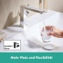 hansgrohe Tecturis E Einhebel-Waschtischarmatur 110 Fine CoolStart mit Push-Open Ablaufgarnitur