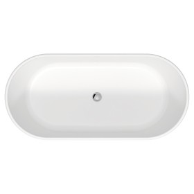 Duravit D-Neo Badewanne freistehend 160 x 75 cm, mit Überlauf