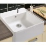 Villeroy & Boch Spülstein Einzelbecken, Ablaufgarnitur mit Handbetätigung
