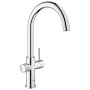 GROHE Red Duo Armatur und Boiler Größe M, Armatur mit C-Auslauf