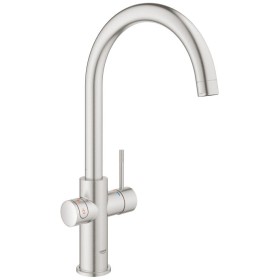Rubinetto e boiler GROHE Red Duo taglia M, rubinetto con beccuccio a C