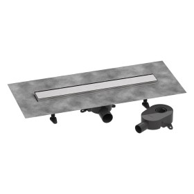 hansgrohe RainDrain Go Komplettset Duschrinne 600 rückseitig befliesbar für Standard-/flache Installation