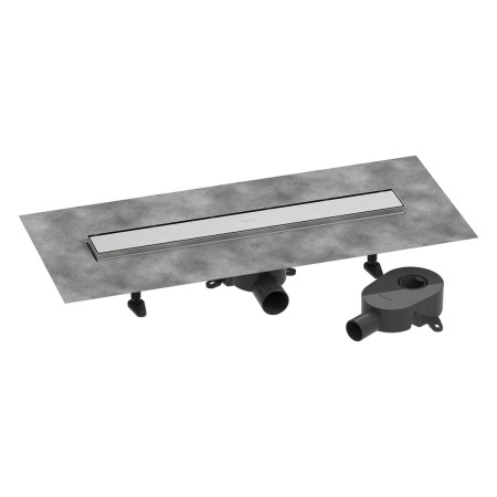hansgrohe RainDrain Go Komplettset Duschrinne 600 rückseitig befliesbar für Standard-/flache Installation