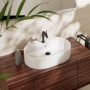 hansgrohe Xuniva U Aufsatzwaschtisch 60 x 45 cm, mit 1 Hahnloch und Überlauf, mit SmartClean