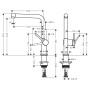 hansgrohe Talis M54 Einhebel-Küchenmischer 270, 1jet
