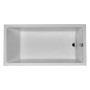 Duravit Starck Badewanne Rechteck 180 x 90 cm mit einer Rückenschräge