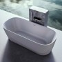 LAUFEN MEDA Freistehende Oval-Badewanne 180 x 80 cm